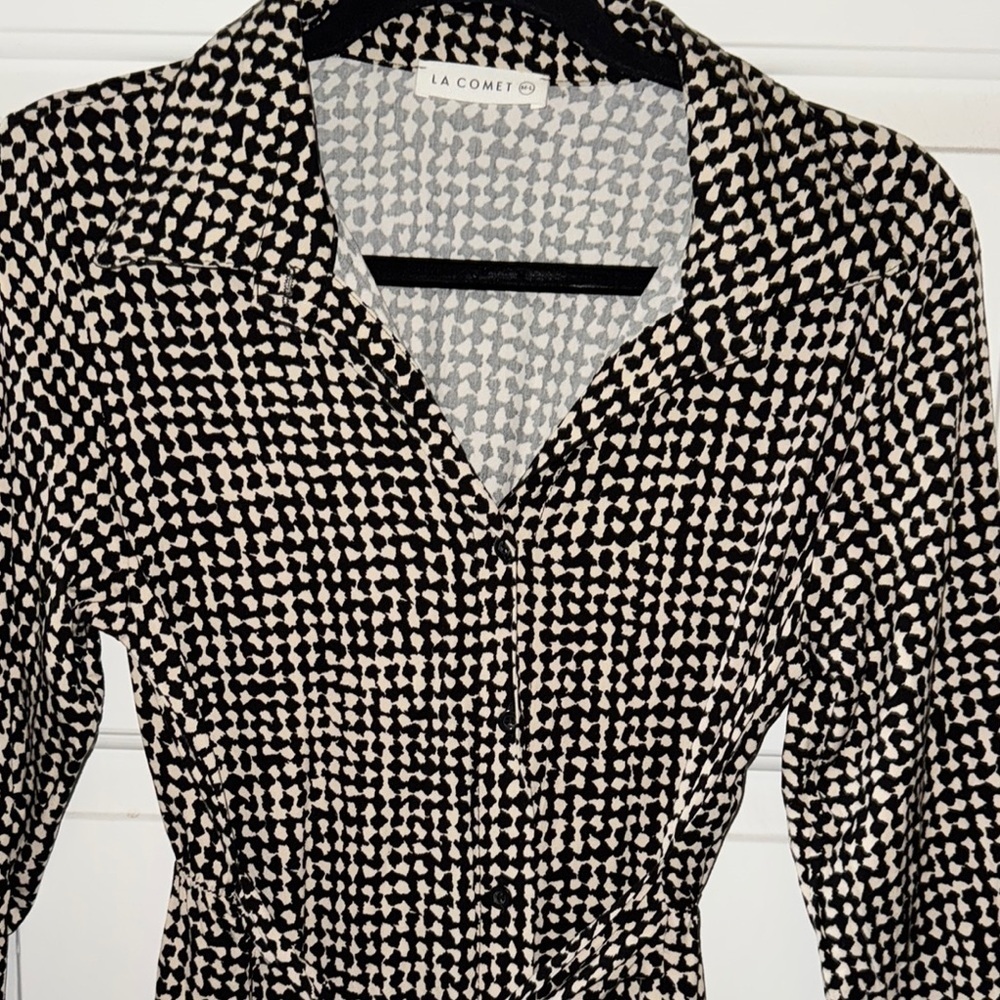 Black and White Women's Dress